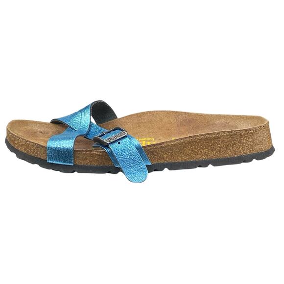Papillio by Birkenstock Women’s Blue Slip On Sandal Size 36 US 5 - Picture 3 of 13
